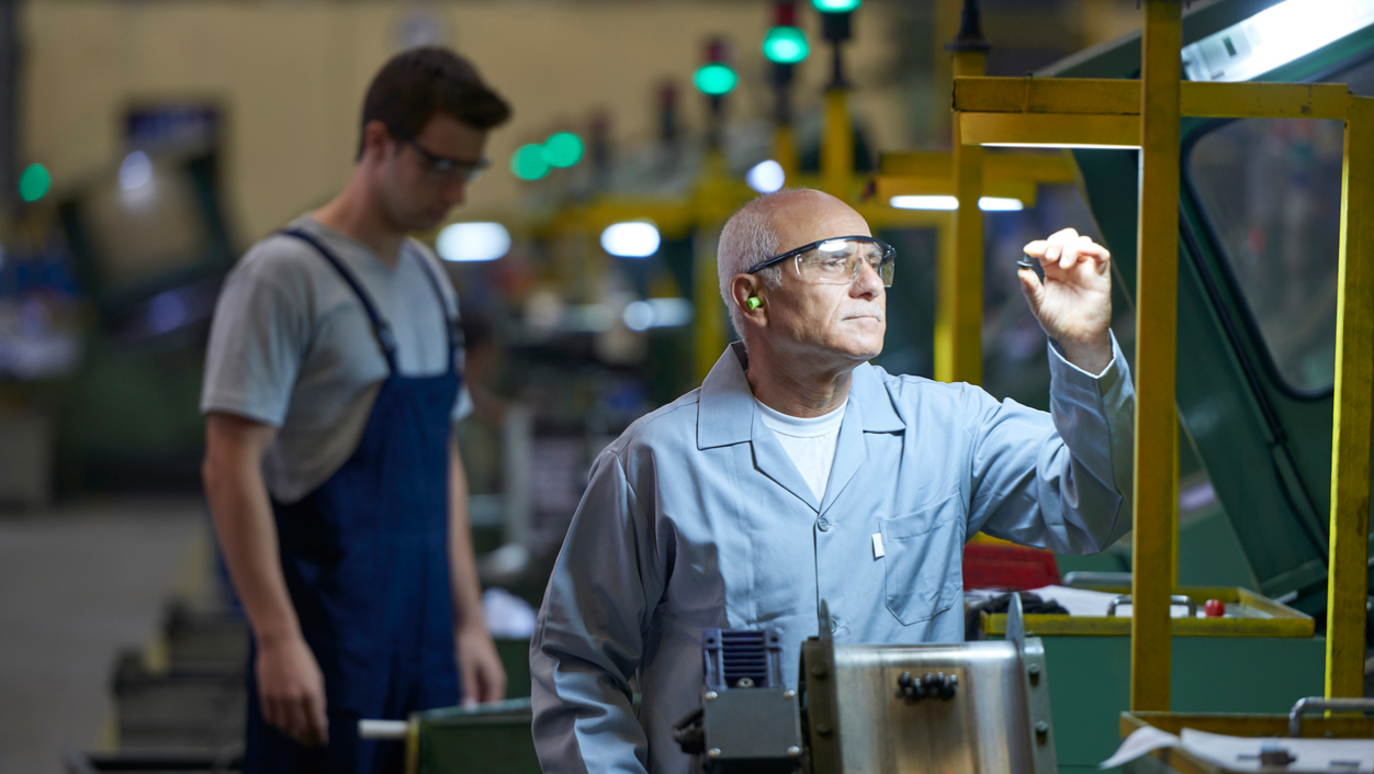 Factory workers