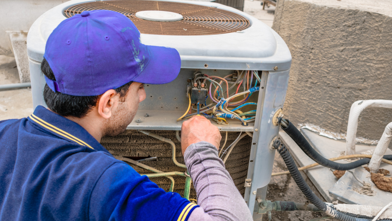 HVAC worker