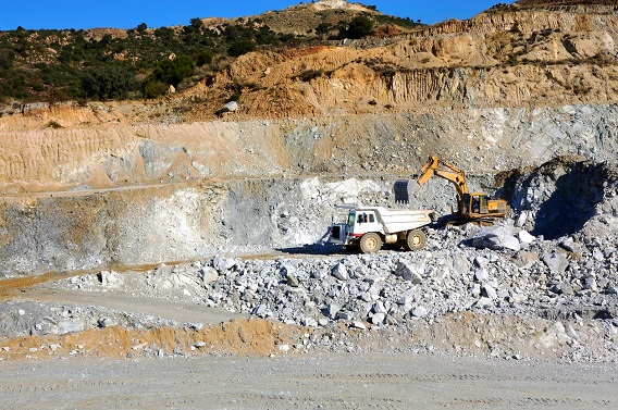 Machinery for mining.